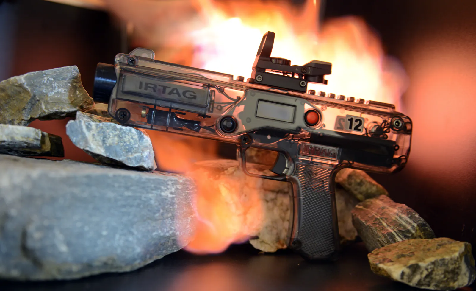 Transparent IRTAG infrared laser game equipment